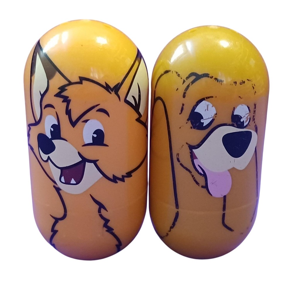 2 Vintage 2005 Kellogg's Disney Fox & The Hound Cooper #25 & #21 Tod Wobbler